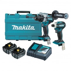 Makita DLX2455G- 18V 6.0Ah Li-Ion Brushless 2 Piece Combo Kit Combo Kits 18v